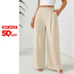 High-waisted-wide-leg-trousers - Image 2