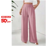 High-waisted-wide-leg-trousers - Image 8