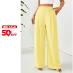 High-waisted-wide-leg-trousers - Image 4