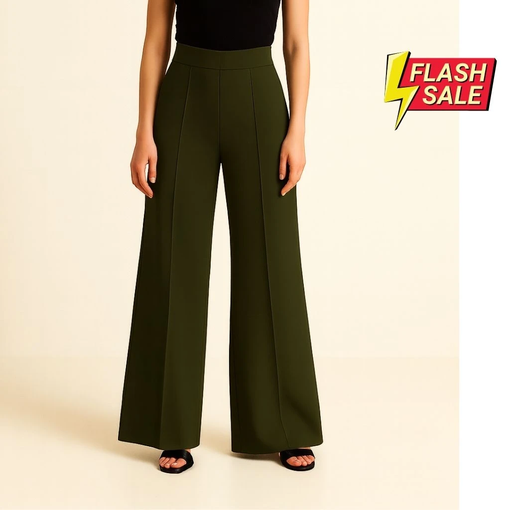 olive-Street-Leg Trousers