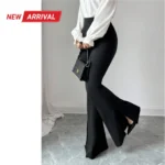 Classic High Waist Bootcut Pants