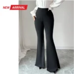 Classic High Waist Bootcut Pants - Image 6