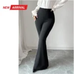 Classic High Waist Bootcut Pants - Image 7