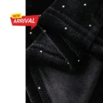 Velvet Rhinestone Flare Pant - Image 2