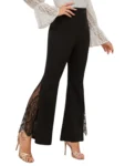 Flare Pants with Side Lace