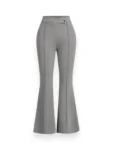 Luxe Flare Scuba Pants-(GR)