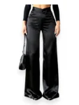 Satin High Waist Pants