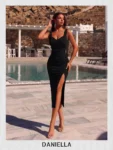 Luna Slit Dress