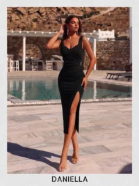 Luna Slit Dress