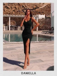 Luna Slit Dress - Image 5
