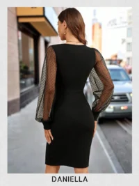 Noir Belle Dress - Image 6