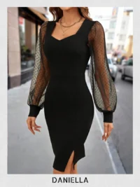 Noir Belle Dress - Image 7